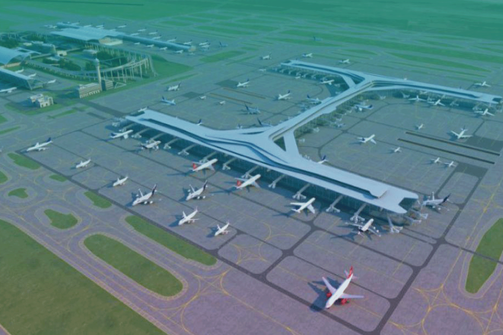 上海浦東國際機(jī)場衛(wèi)星廳